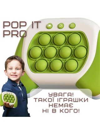 Електронний Pop It Pro 4 Режими + Підсвічування Поп Іт SV Toys Зелений (637)