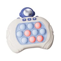 Електронний Поп Іт Інтерактивний Дитячий 4 Режими + Підсвітка Pop It SV Toys Космонавт Синій (639)