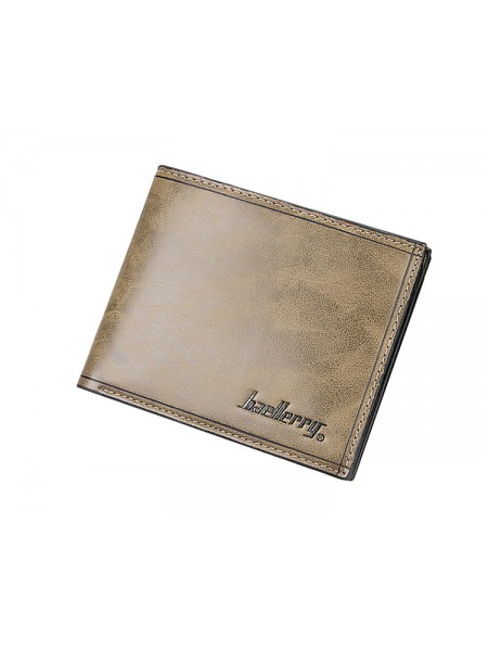Чоловічий гаманець BAELLERRY Noble Mini шкіряний портмоне Short Кавовий (SUN0576)