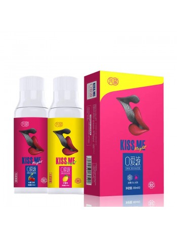 Лубрикант для орального сексу PinkNight KISS ME NIGHT 2in1 вишня та лимон