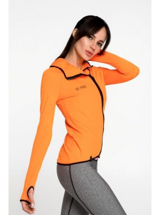 Спортивна жіноча курточка Designed for Fitness Mandarin S/M жовтогарячий
