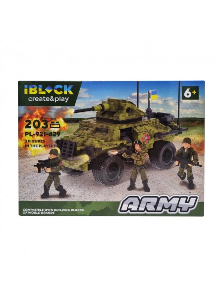 Дитячий конструктор Армія IBLOCK PL-921-429 3 фігурки в комплекті Вид 2