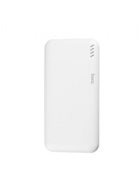 Універсальна мобільна батарея Hoco J82 Easylink 10000 mAh Micro-USB / Type-C 2USB 2A LED Білий