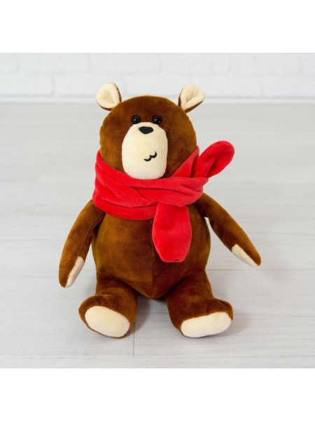 М'яка іграшка Kidsqo ведмідь Джой 20 см Коричневий (KD626)