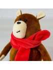 М'яка іграшка Kidsqo ведмідь Джой 20 см Коричневий (KD626)