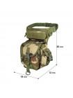 Сумка тактична на стегно AOKALI Outdoor A90 Camouflage Green
