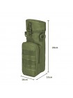 Сумка тактична для термоса AOKALI Outdoor A34 Green дорожня для спорту та туризму з одним відділенням