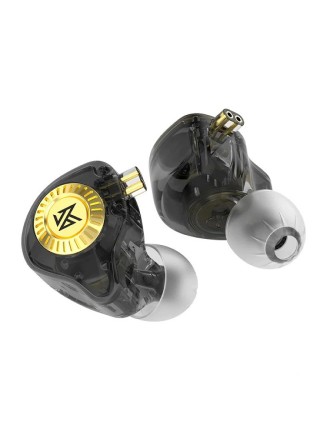 Вакуумні навушники KZ EDX Ultra з динамічним випромінювачем (Чорний)