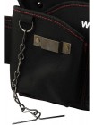 Поясна сумка для інструментів електрика Workpro WP281015 з органайзером (Чорний)
