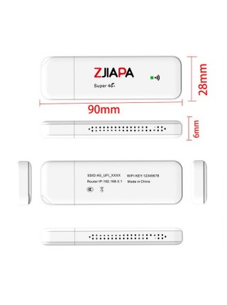USB 3G/4G модем Zjiapa Z9 c завантаженням до 150 Мбіт/с (Білий)