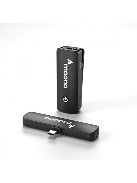 Компактна бездротова мікрофонна система MAONO AU-WM600-C1 (Чорний)