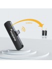 Компактна бездротова мікрофонна система MAONO AU-WM600-C1 (Чорний)