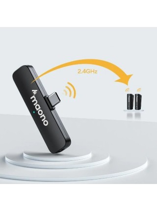 Компактна бездротова мікрофонна система MAONO AU-WM600-C1 (Чорний)