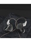 Вакуумні навушники KZ EDC з динамічним драйвером (Чорний)