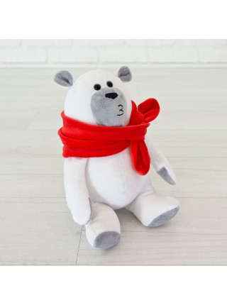 М'яка іграшка Kidsqo ведмідь Маршмелоу 20 см білий (KD627)