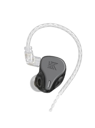 Динамічні навушники KZ DQ6 із 3 випромінювачами (Чорний)