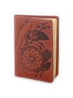 Ексклюзивна обкладинка для паспорта з вінтажної шкіри SHVIGEL 13792 Червона