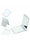 Кишенькове дзеркало для макіяжу SUNROZ Pocket Mirror з LED-підсвіткою 8 світлодіодів Білий (SUN0639)