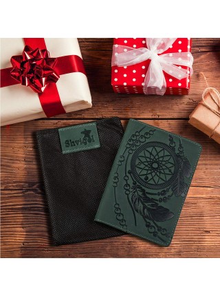 Обкладинка на паспорт SHVIGEL 13836 Зелена