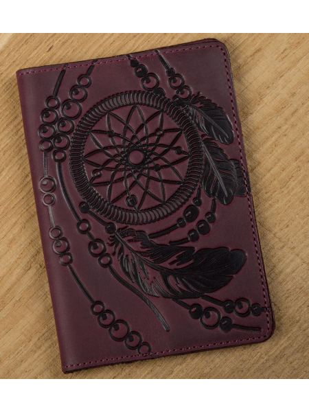 Обкладинка на паспорт SHVIGEL 13835 Бордовий