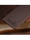 Обкладинка на паспорт Shvigel 13918 шкіряна Коричнева