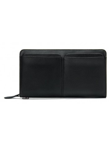 Чоловічий клатч-барсетка з ремінцем на руку Vintage 14656 Чорний