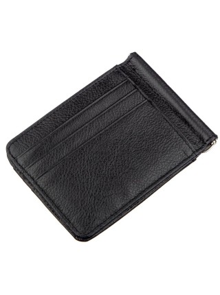 Чоловічий затискач із кишенями для карток ST Leather 18940 Чорний