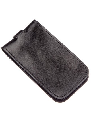 Компактна шкіряна ключниця SHVIGEL 13961 Чорна