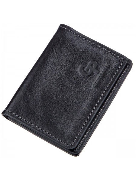 Обкладинка для водійських прав гладка шкіра GRANDE PELLE 11193 Чорна