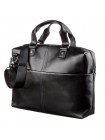 Сумка для ноутбука з гладкої шкіри SHVIGEL 11248 Чорна