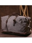 Містка дорожня сумка canvas Vintage 20131 Світло-сіра