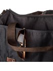 Дорожня сумка текстильна Vintage 20136 Чорна
