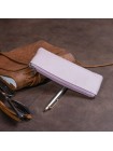 Ключниця-гаманець із кишенькою унісекс ST Leather 19350 Лілова