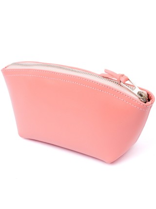 Жіноча косметичка зі шкіри Amelin GRANDE PELLE 11299 Пудрова