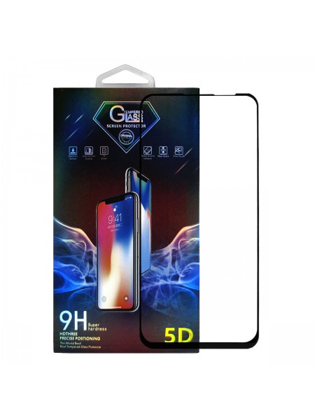 Захисне скло Premium Glass 5D Full Glue для Huawei P40 Lite Black