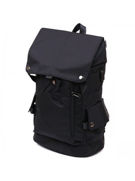 Чоловічий рюкзак із текстилю Vintage 20492 Чорний