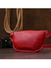 Жіноча шкіряна сумка на пояс Shvigel 16372 Червоний