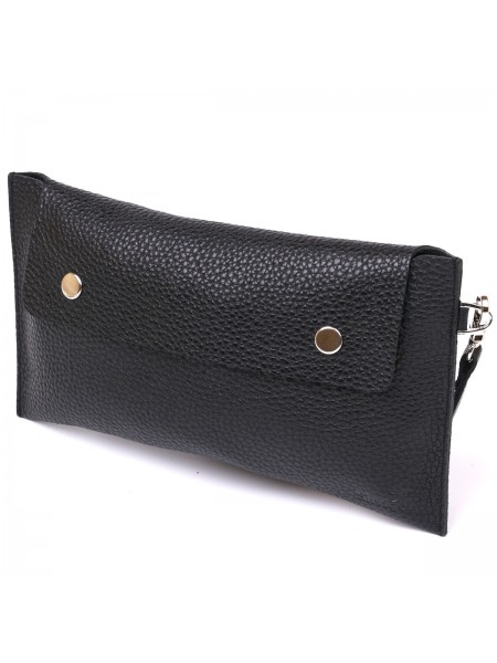 Шкіряна тревел-косметичка Shvigel 16416 Чорний