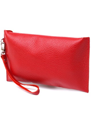 Шкіряна жіноча тревел-косметичка Shvigel 16417 Червоний