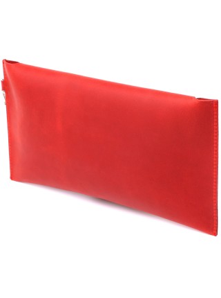 Жіноча вінтажна шкіряний тревел-косметичка Shvigel 16427 Червоний