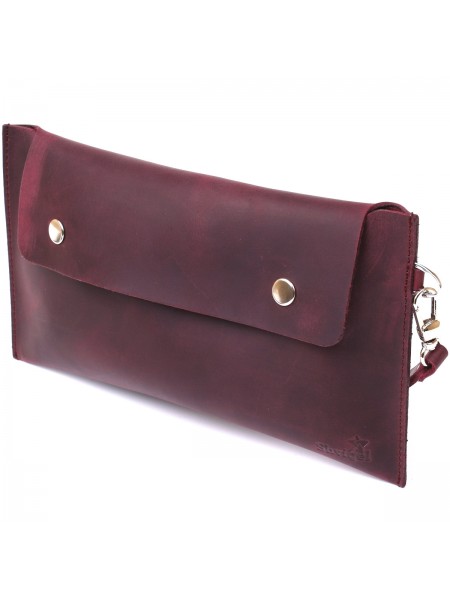 Вінтажна жіноча тревел-косметичка Shvigel 16429 Бордовий