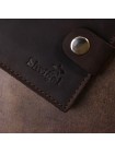 Матове вінтажне портмоне для чоловіків Shvigel 16454 Коричневе