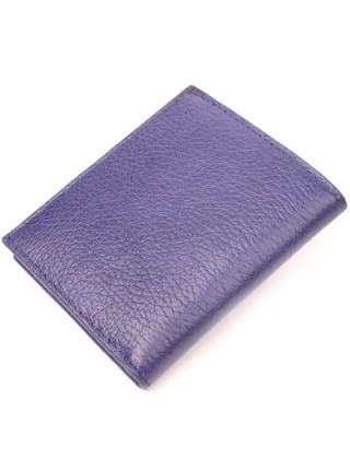 Стильний чоловічий гаманець із натуральної шкіри KARYA 21060 Синій