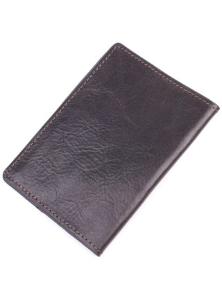 Шкіряна обкладинка на паспорт Мапа GRANDE PELLE 16774 Коричнева