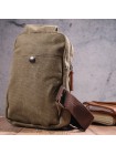 Сумка чоловіча через плече зі щільного текстилю 21231 Vintage Оливкова