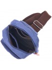 Компактна сумка через плече зі щільного текстилю 21232 Vintage Синя