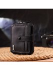 Красиве портмоне з натуральної гандкої шкіри CANPELLINI 21492 Чорне