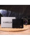 Практичний затискач із натуральної зернистої шкіри CANPELLINI 21518 Чорний