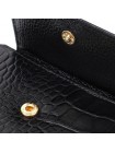 Компактний жіночий гаманець із місткою монетницею на блискавці з натуральної шкіри Tony Bellucci 22014 Чорний