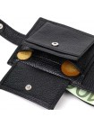 Чоловічий горизонтальний гаманець із натуральної шкіри Tony Bellucci 22042 Чорний